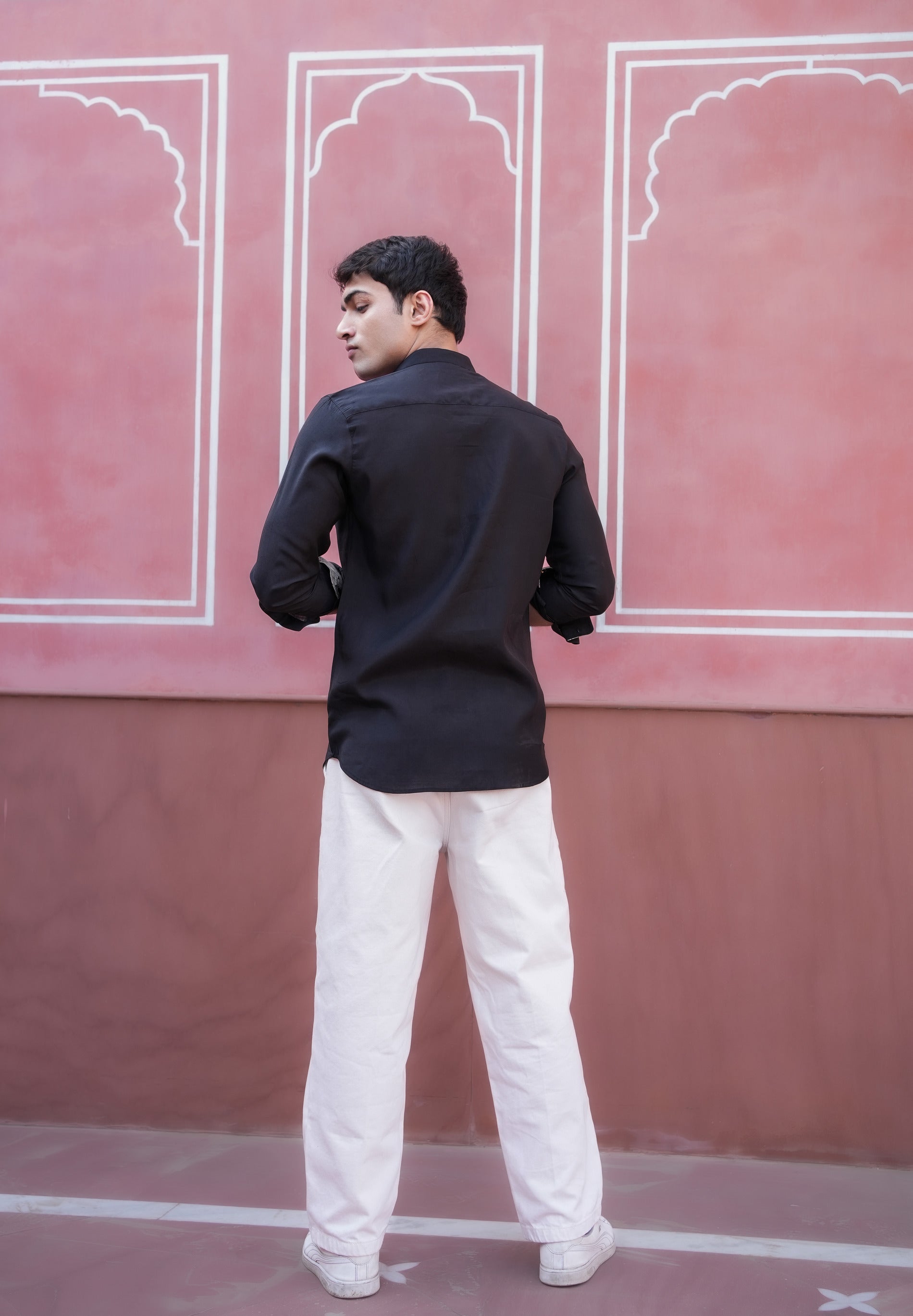 Black Solid Shirt